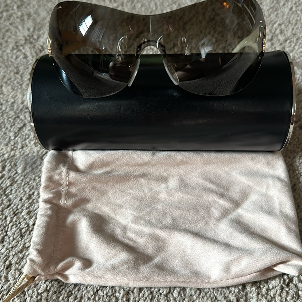 BVLGA Sunglasses, comes with dusting cloth as well as case.